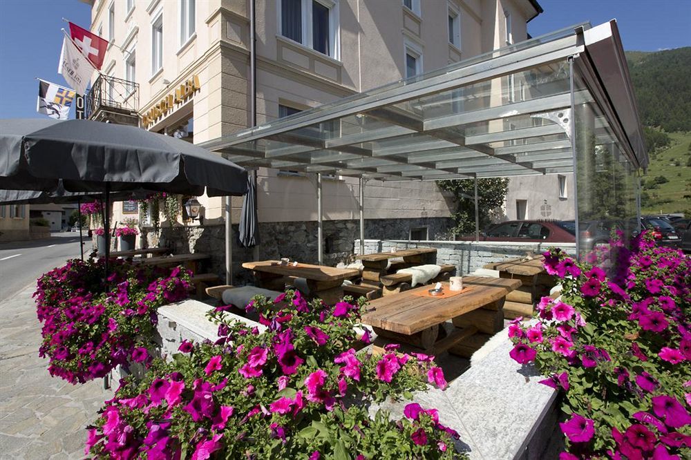 Hotel Crusch Alba Zernez Exterior foto